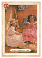 Addy - Saves the Day - Tears of Grief - American Girl (Trading Card) # 48 - 1994 Pleasant Company - Mint