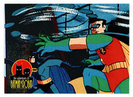 Into the Action! (Trading Card) - Adventures of Batman & Robin - 1995 Skybox # 15 - Mint