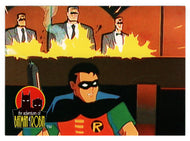 Avatar - As Harley Quinn Distracts the Gangsters... (Trading Card) - Adventures of Batman & Robin - 1995 Skybox # 78 - Mint