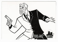 Coloring Cards - Two-Face (Trading Card) - Adventures of Batman & Robin - 1995 Skybox # C5 - Mint