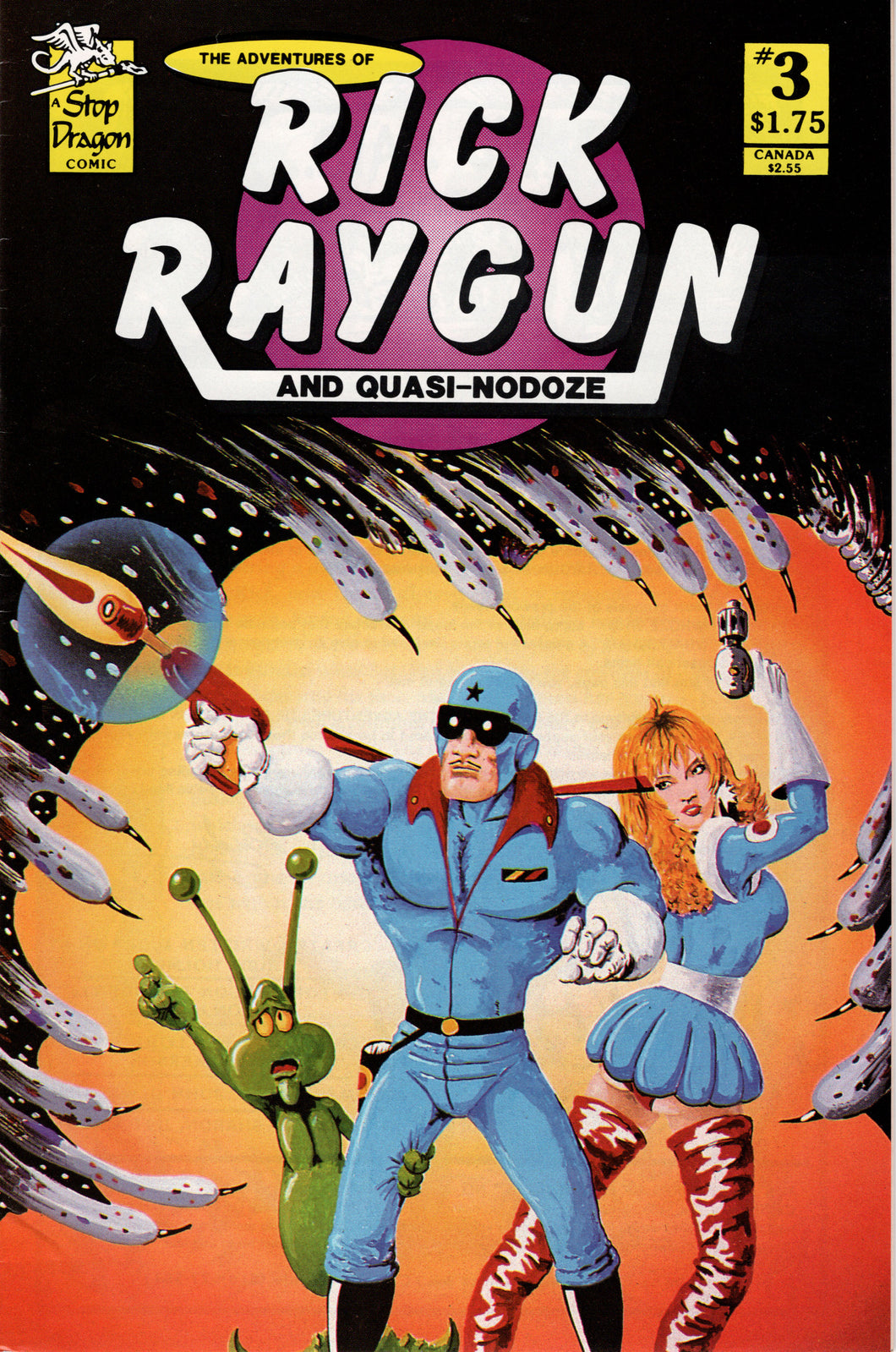Adventures of Rick Raygun and Quasi-Nodoze Comics # 3 - Fall 1986