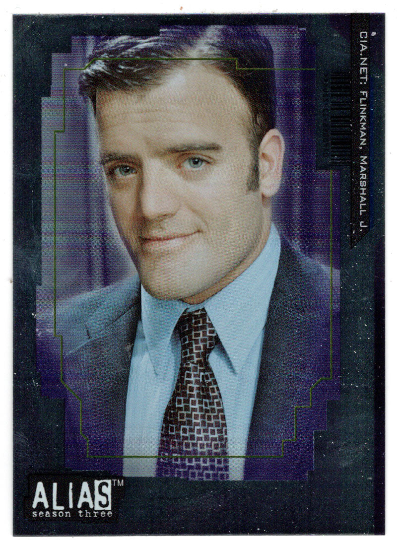 Marshall J. Flinkman - CIA (Trading Card) Alias Season Three - 2004 Inkworks # 49 - Mint