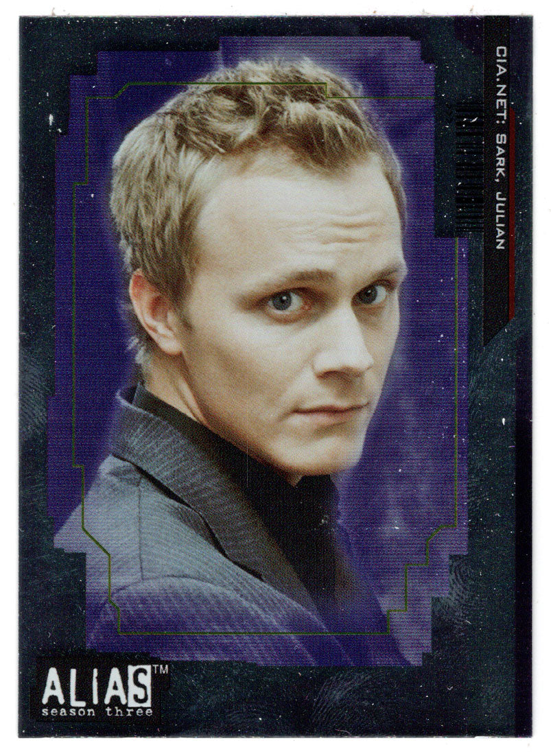 Julian Sark - David Anders (Trading Card) Alias Season Three - 2004 Inkworks # 56 - Mint