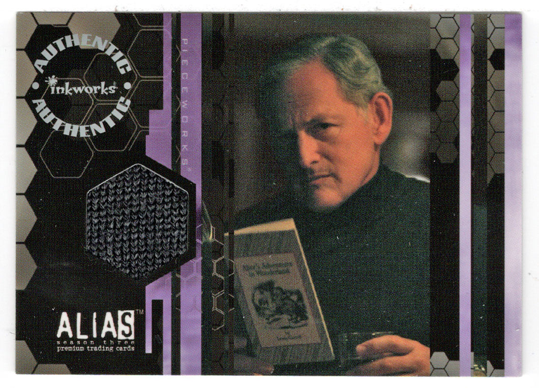 Victor Garber - Pieceworks Fabrics (Trading Card) Alias Season Three - 2004 Inkworks # PW-7 - Mint