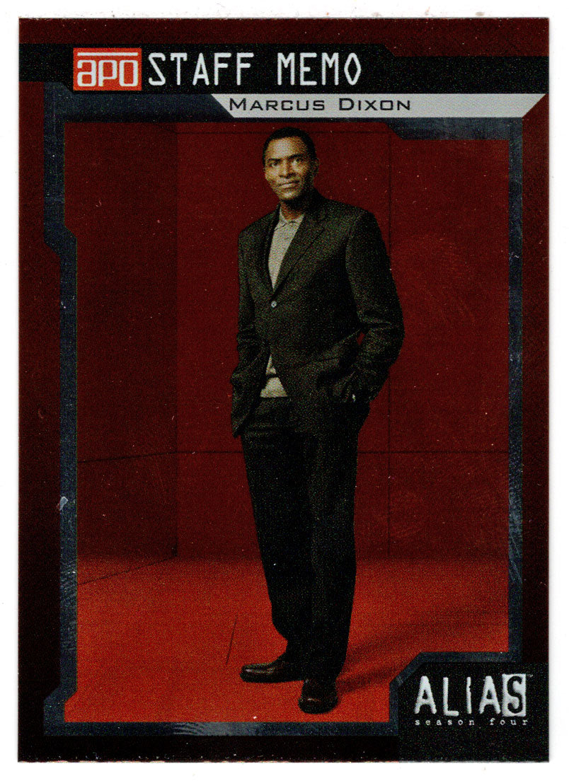 Marcus Dixon (Trading Card) Alias Season Four - 2006 Inkworks # 58 - Mint
