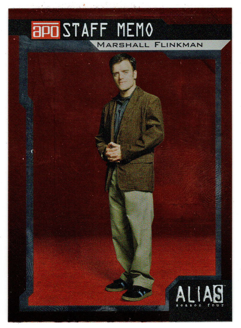 Marshall Flinkman (Trading Card) Alias Season Four - 2006 Inkworks # 59 - Mint
