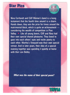 Trivia - What was the Name of Their Special Poem? (Trading Card) All My Children - 1991 Star Pics # 21 - Mint
