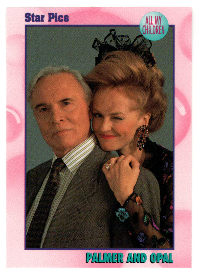 Palmer and Opal (Trading Card) All My Children - 1991 Star Pics # 28 - Mint