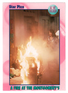 A Fire at the Montgomery's - (Trading Card) All My Children - 1991 Star Pics # 57 - Mint
