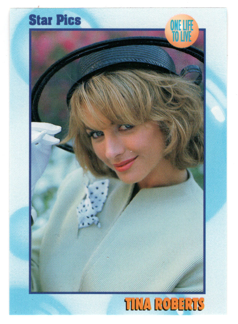 One Life to Live: Tina Roberts - Letter Card - (Trading Card) All My Children - 1991 Star Pics # F - Mint