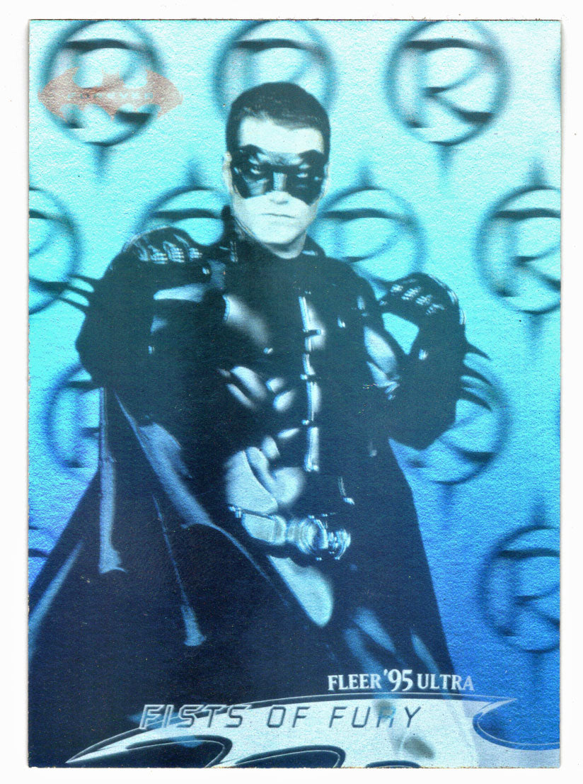 Holograms - Fists of Fury (Trading Card) - Batman Forever - 1995 Fleer Ultra # 8 - Mint