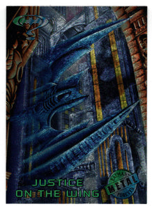 Justice on the Wing (Trading Card) - Batman Forever Metal - 1995 Fleer Ultra # 9 - Mint