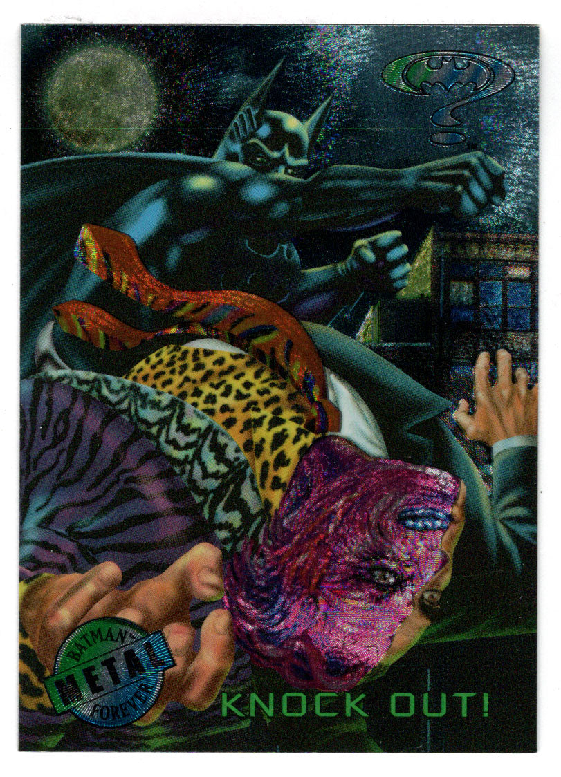 Knock Out! (Trading Card) - Batman Forever Metal - 1995 Fleer Ultra # 26 - Mint
