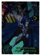 Grappling for Justice (Trading Card) - Batman Forever Metal - 1995 Fleer Ultra # 40 - Mint