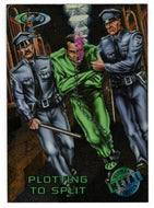 Plotting to Split (Trading Card) - Batman Forever Metal - 1995 Fleer Ultra # 57 - Mint