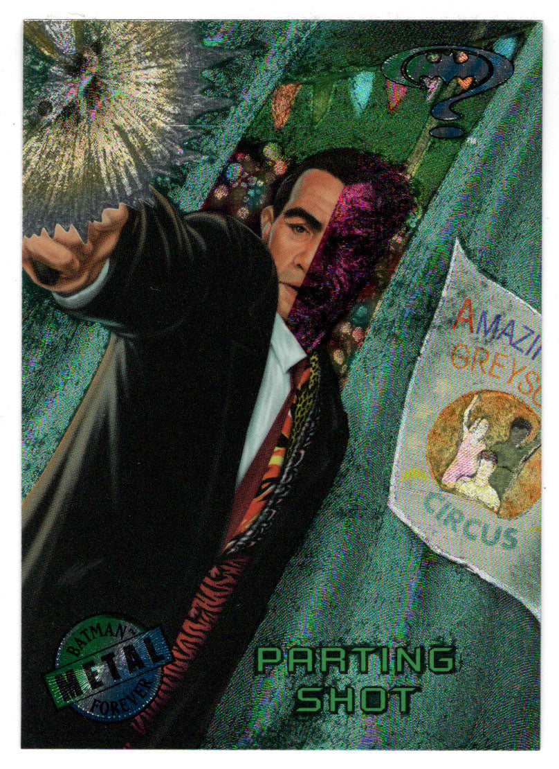 Parting Shot (Trading Card) - Batman Forever Metal - 1995 Fleer Ultra # 60 - Mint