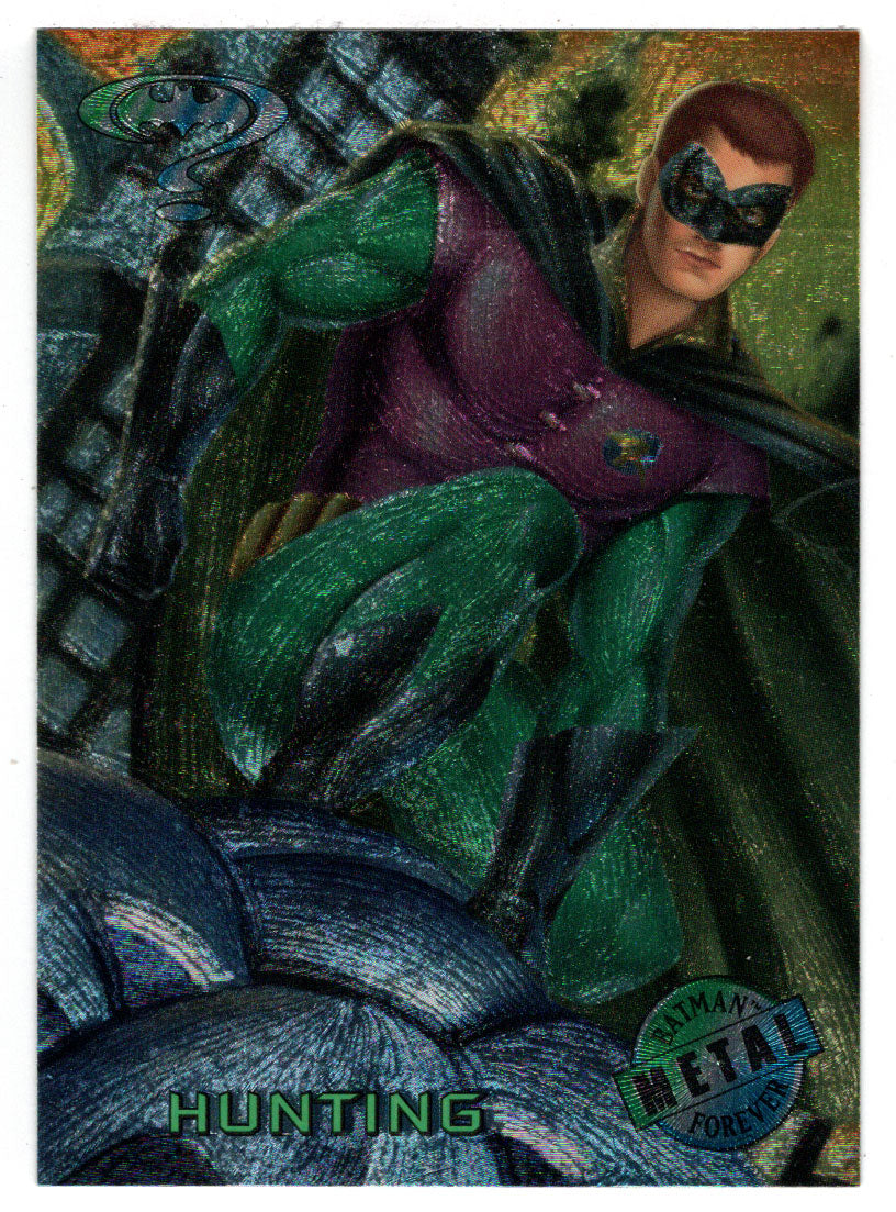 Hunting (Trading Card) - Batman Forever Metal - 1995 Fleer Ultra # 69 - Mint
