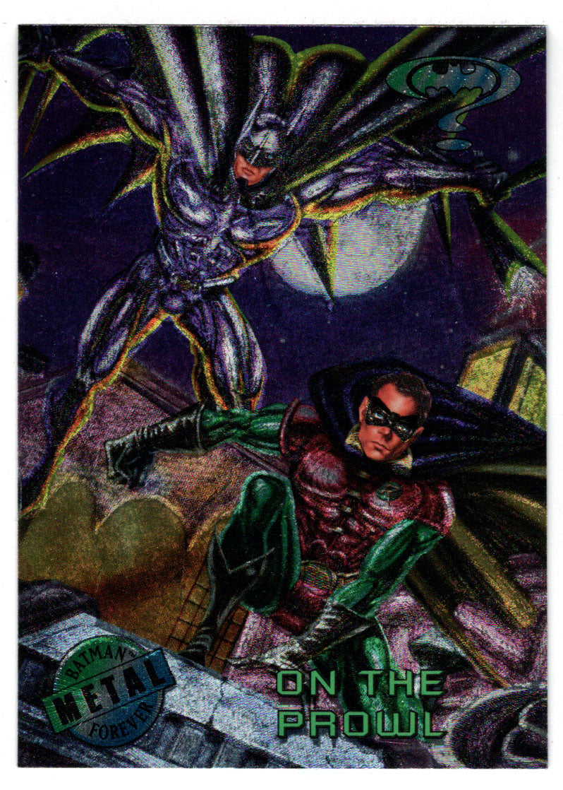 On the Prowl (Trading Card) - Batman Forever Metal - 1995 Fleer Ultra # 94 - Mint