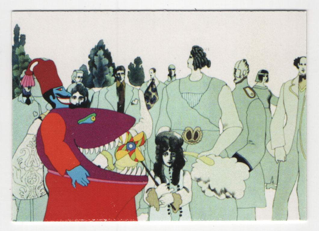 A Sneeze Blows John, Paul, George, Ringo (Trading Card) The Beatles Yellow Submarine - Large Photo Card Format - 1999 Comic Images # 51 - Mint