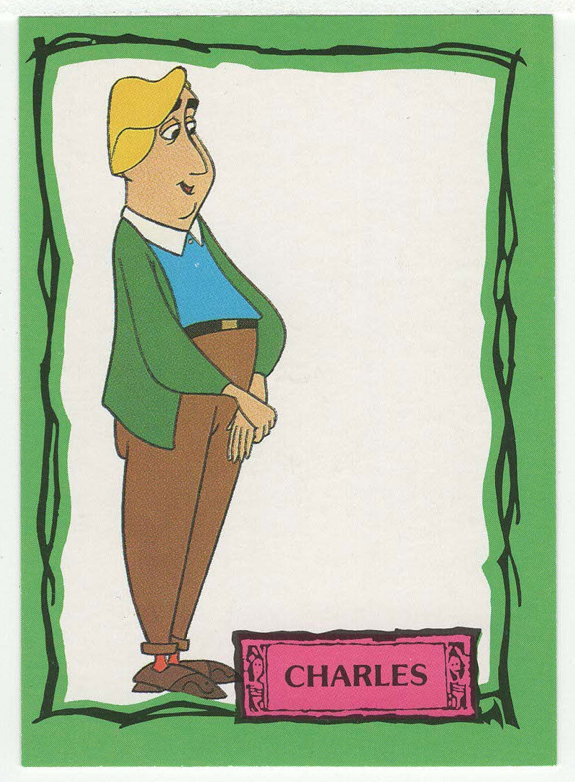 Charles - Beetlejuice - 1990 Dart Flipcards # 4 - Mint