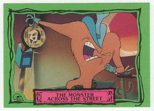 The Monster Across the Street - Beetlejuice - 1990 Dart Flipcards # 9 - Mint