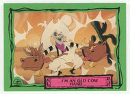 I'm an Old Cow Hand... - Beetlejuice - 1990 Dart Flipcards # 21 - Mint