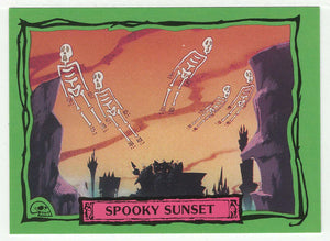 Spooky Sunset - Beetlejuice - 1990 Dart Flipcards # 41 - Mint