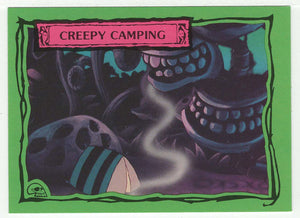 Creepy Camping - Beetlejuice - 1990 Dart Flipcards # 49 - Mint