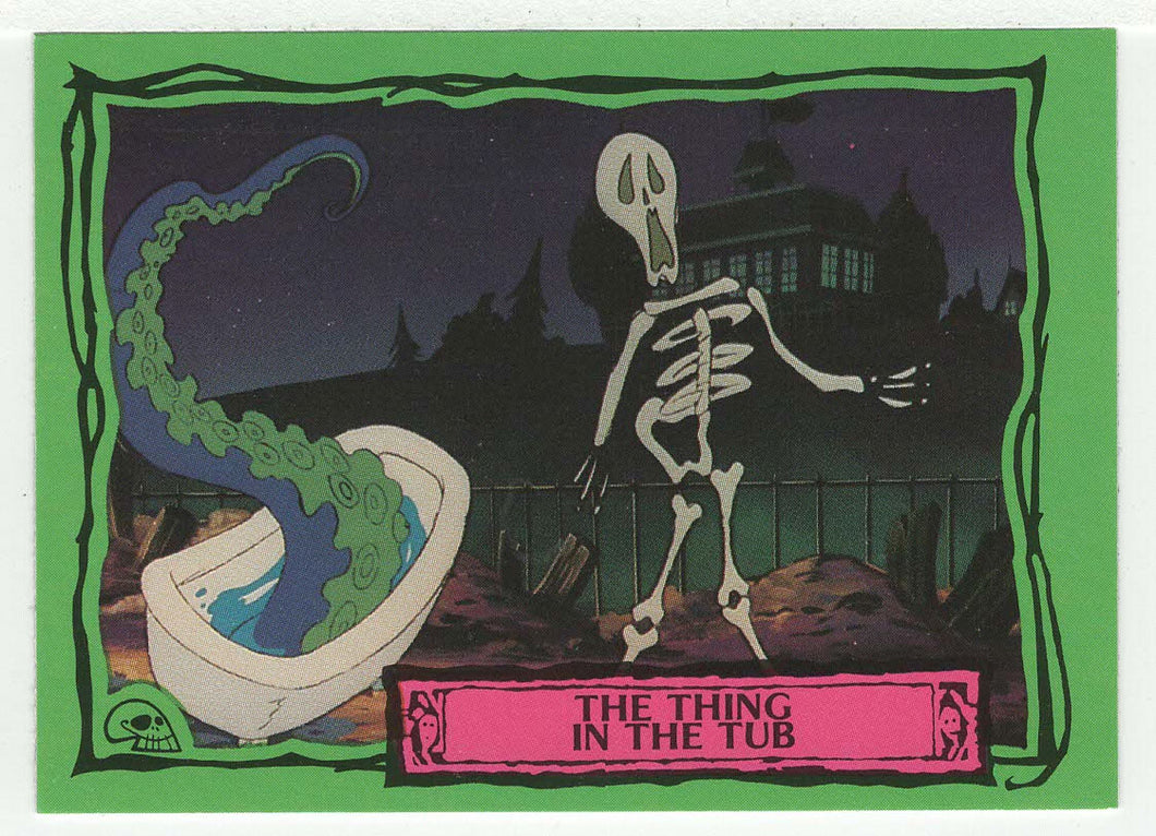 The Thing in the Tub - Beetlejuice - 1990 Dart Flipcards # 58 - Mint