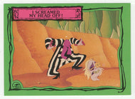 I Screamed My Head Off! - Beetlejuice - 1990 Dart Flipcards # 79 - Mint