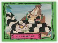 All Snaked Up! - Beetlejuice - 1990 Dart Flipcards # 81 - Mint