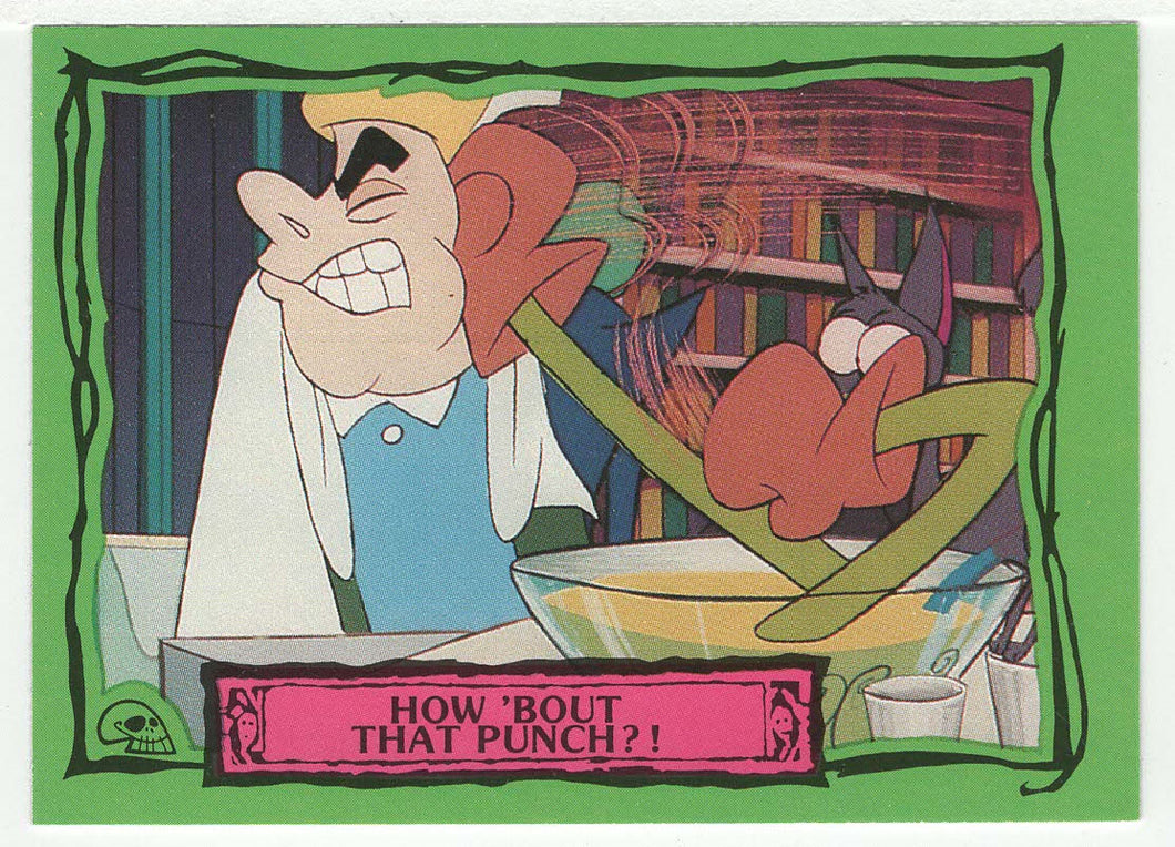 How 'Bout That Punch? - Beetlejuice - 1990 Dart Flipcards # 89 - Mint