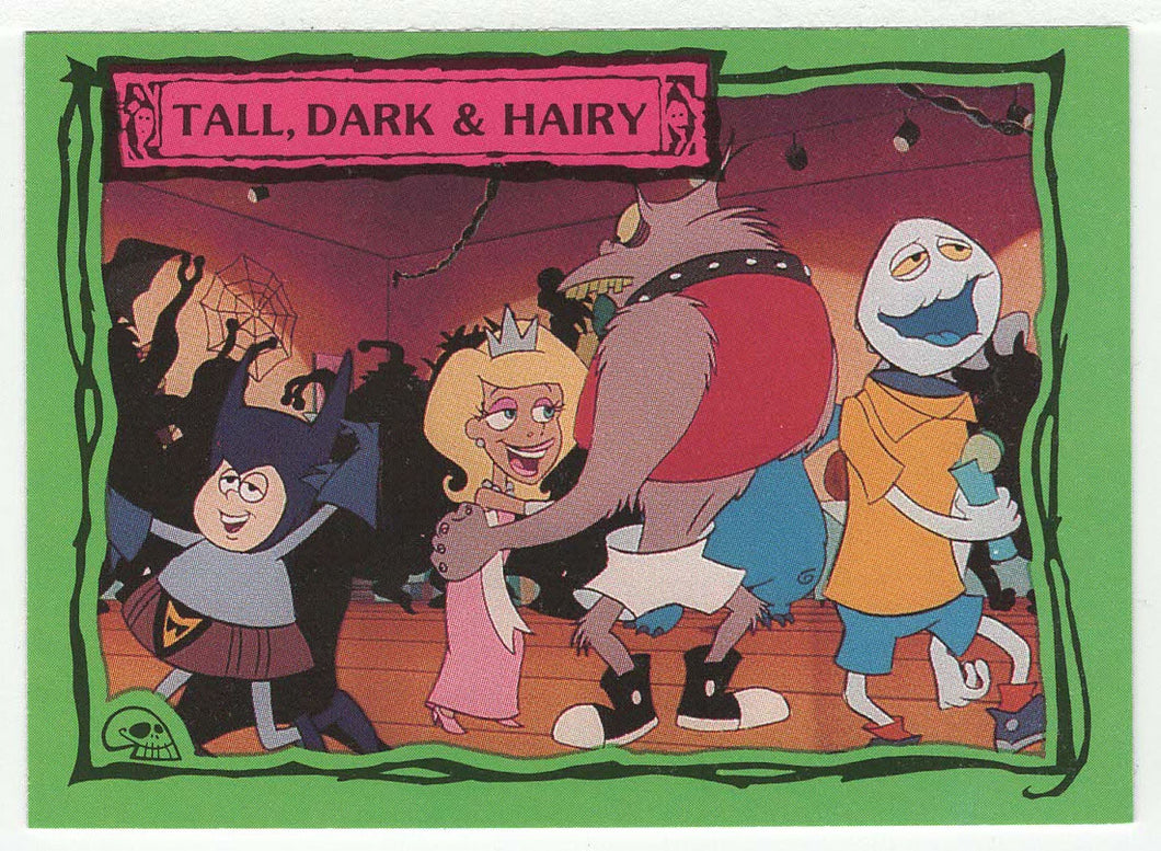 Tall, Dark & Hairy - Beetlejuice - 1990 Dart Flipcards # 90 - Mint