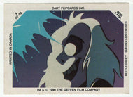 Glow-in-The-Dark Stickers 5 - Beetlejuice - 1990 Dart Flipcards # 5 - Mint