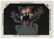 Glow-in-The-Dark Stickers 9 - Beetlejuice - 1990 Dart Flipcards # 9 - Mint