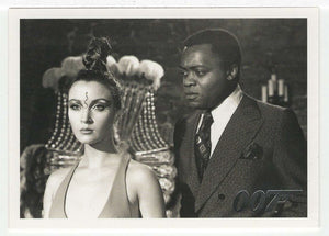 An Angry Kananga confronts Solitaire (Trading Card) James Bond - Dangerous Liaisons - 2005 Rittenhouse Archives # 50 - Mint