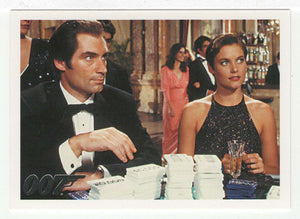 James Bond and Pam Bouvier (Trading Card) James Bond - Dangerous Liaisons - 2005 Rittenhouse Archives # 83 - Mint