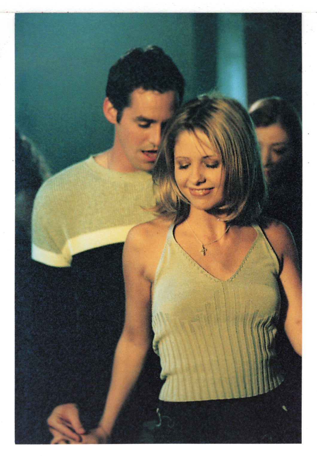 Xander and Buffy (Trading Card) Buffy The Vampire Slayer - Photo Cards - 1999 Inkworks # 12 - Mint