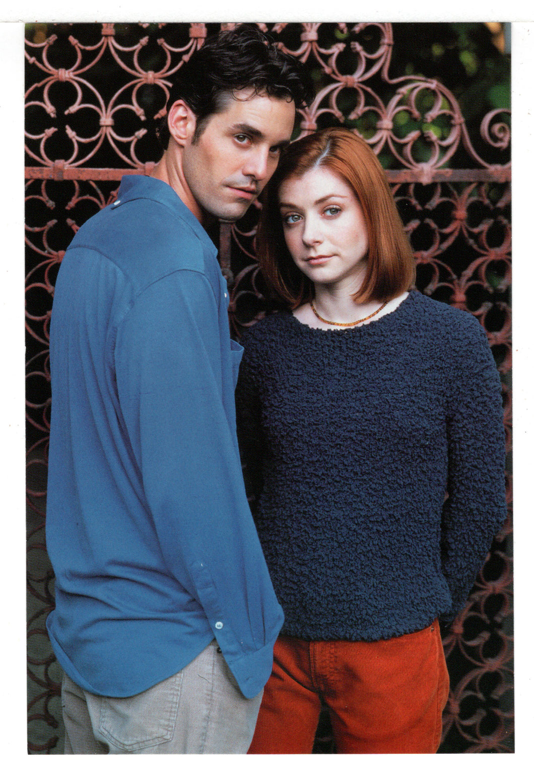 Xander and Willow (Trading Card) Buffy The Vampire Slayer - Photo Cards - 1999 Inkworks # 51 - Mint