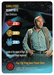 Challenge - Ben Childress (Trading Card) - Star Trek The Card Game - 1996 Skybox - Mint