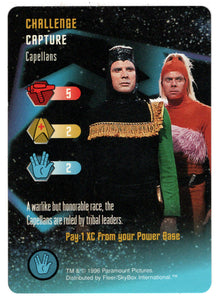 Challenge - Capellans (Trading Card) - Star Trek The Card Game - 1996 Skybox - Mint