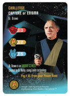 Challenge - Dr. Brown (Trading Card) - Star Trek The Card Game - 1996 Skybox - Mint