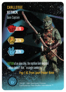 Challenge - Gorn Captain (Trading Card) - Star Trek The Card Game - 1996 Skybox - Mint