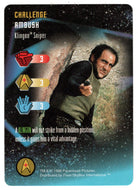 Challenge - Klingon Sniper (Trading Card) - Star Trek The Card Game - 1996 Skybox - Mint