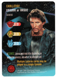 Challenge - Lazarus (Trading Card) - Star Trek The Card Game - 1996 Skybox - Mint