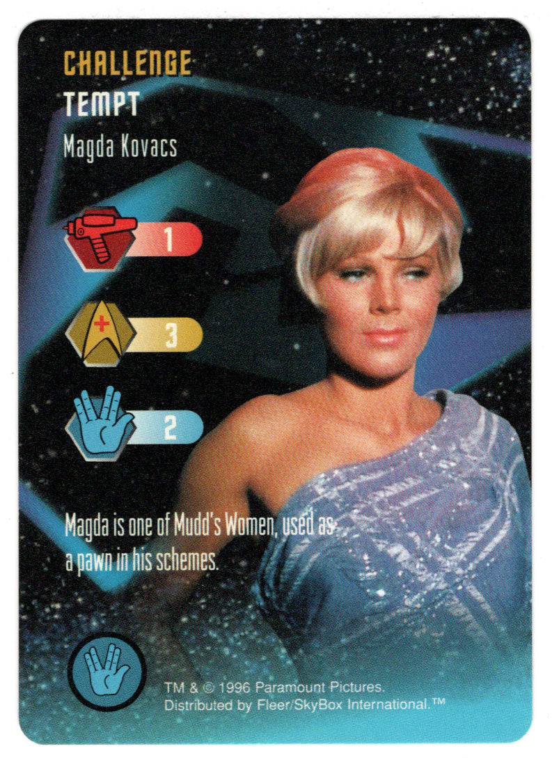 Challenge - Magda Kovacs (Trading Card) - Star Trek The Card Game - 1996 Skybox - Mint