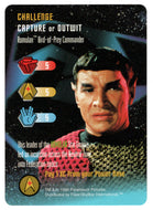 Challenge - Romulan Bird-of-Prey Commander (Trading Card) - Star Trek The Card Game - 1996 Skybox - Mint