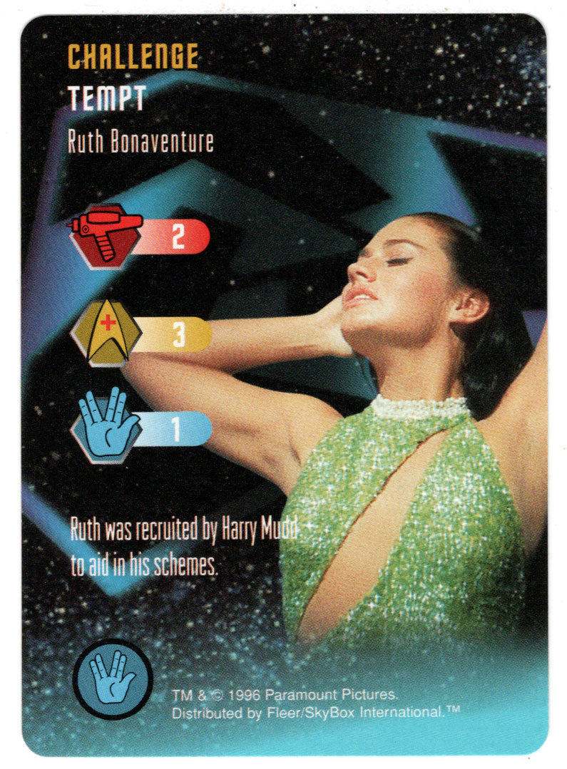 Challenge - Ruth Bonaventure (Trading Card) - Star Trek The Card Game - 1996 Skybox - Mint