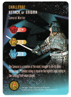 Challenge - Samurai Warrior (Trading Card) - Star Trek The Card Game - 1996 Skybox - Mint