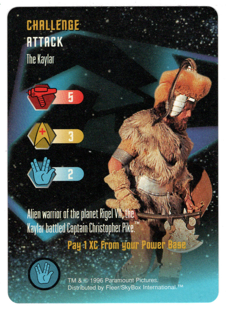 Challenge - The Kaylar (Trading Card) - Star Trek The Card Game - 1996 Skybox - Mint